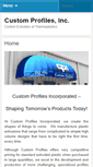 Mobile Screenshot of customprofiles.com